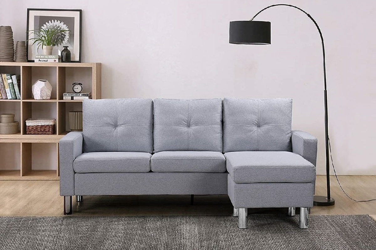 Transform Your Living Room with a Corner Sofa Light Grey