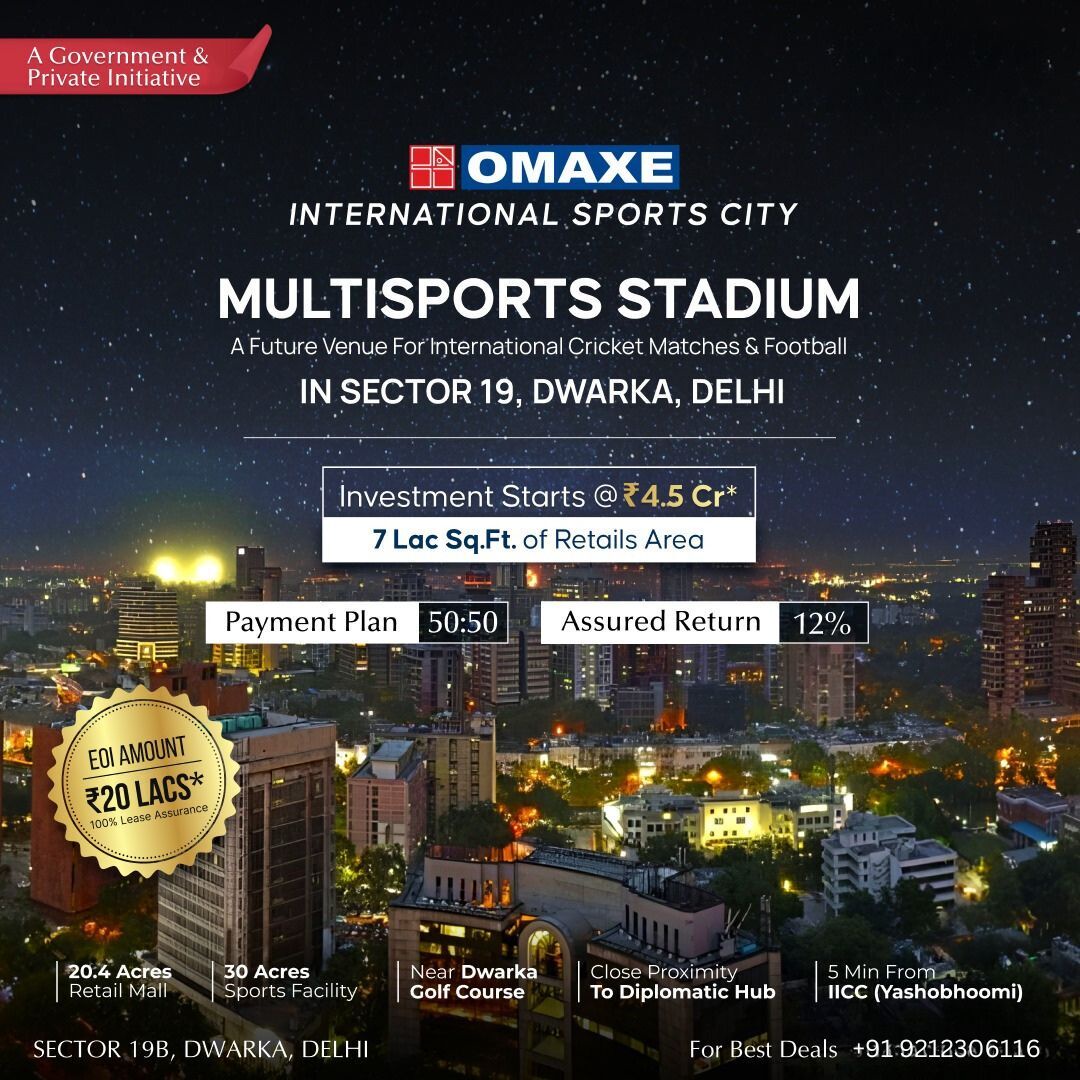 Omaxe State Dwarka Project Smart Homes for Smart Living