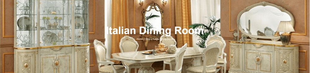 italian dining room sets