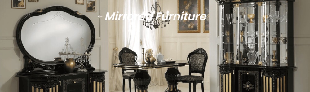 cheap mirrored furniture