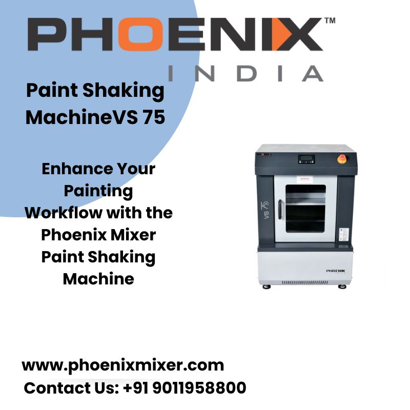 Enhance Your Painting Workflow with the Phoenix Mixer Paint Shaking Machine