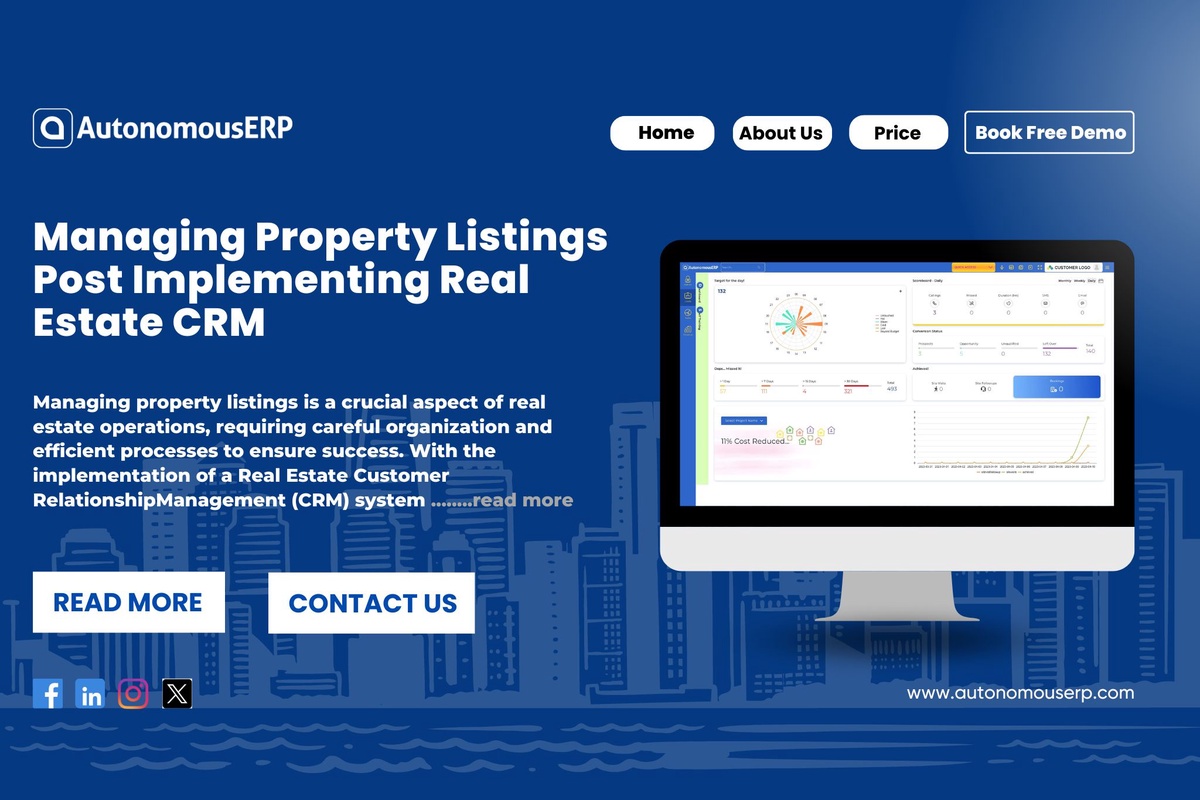 Managing Property Listings Post Implementing Real Estate CRM