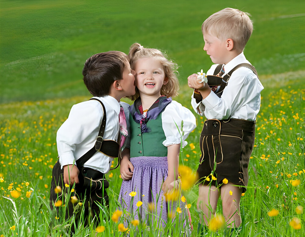 The Perfect Lederhosen Baby Clothes and Baby Grow