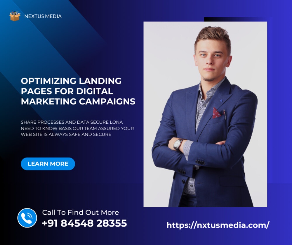 Optimizing landing pages for digital marketing campaigns