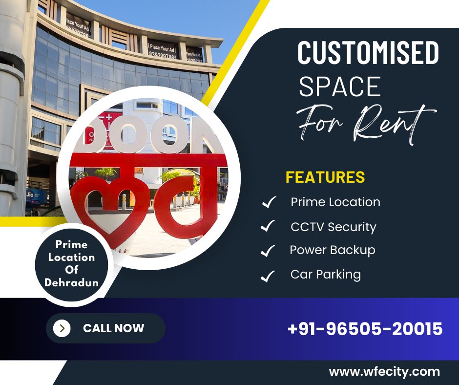 The Best Business Office Space For Rent in Dehradun