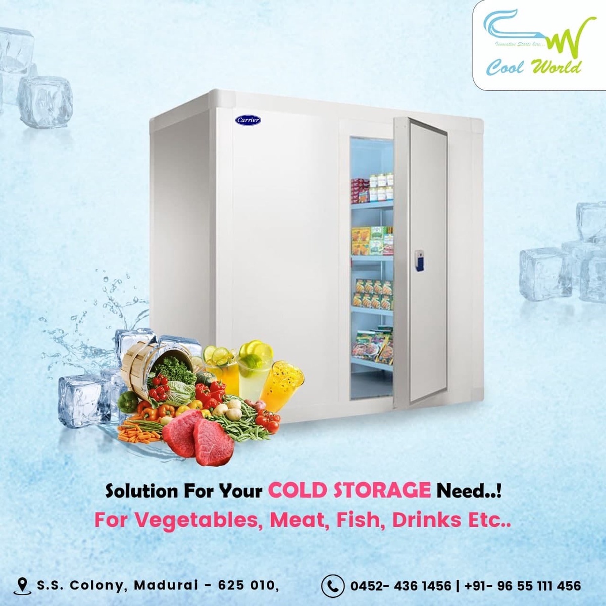 Cold Storage Room in Madurai
