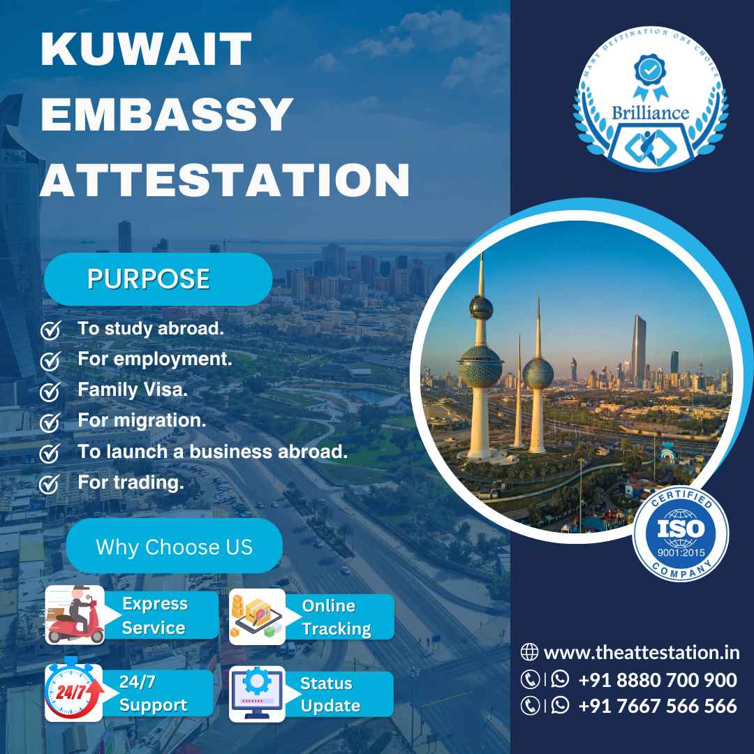 Kuwait embassy attestation: Facilitating Employment Opportunities in Kuwait
