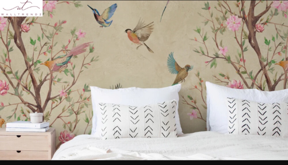 Beautify Your Bedroom with Eye-Catching Wallpaper Designs