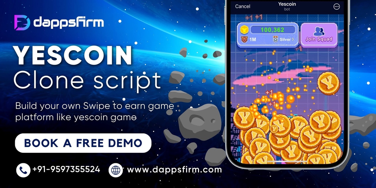 Yescoin Clone Script: Build a Profitable Crypto Game in No Time