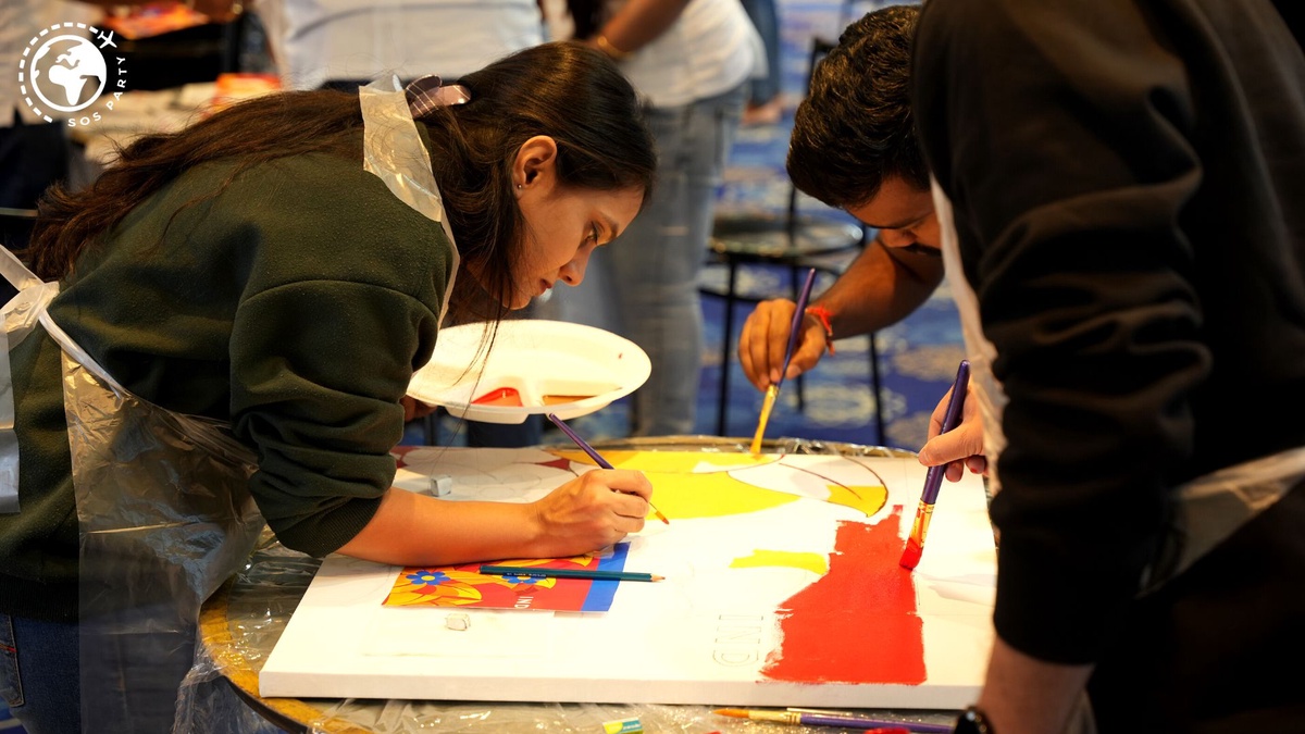 Let Creativity Work: The Benefits of a Team Building Painting Activity