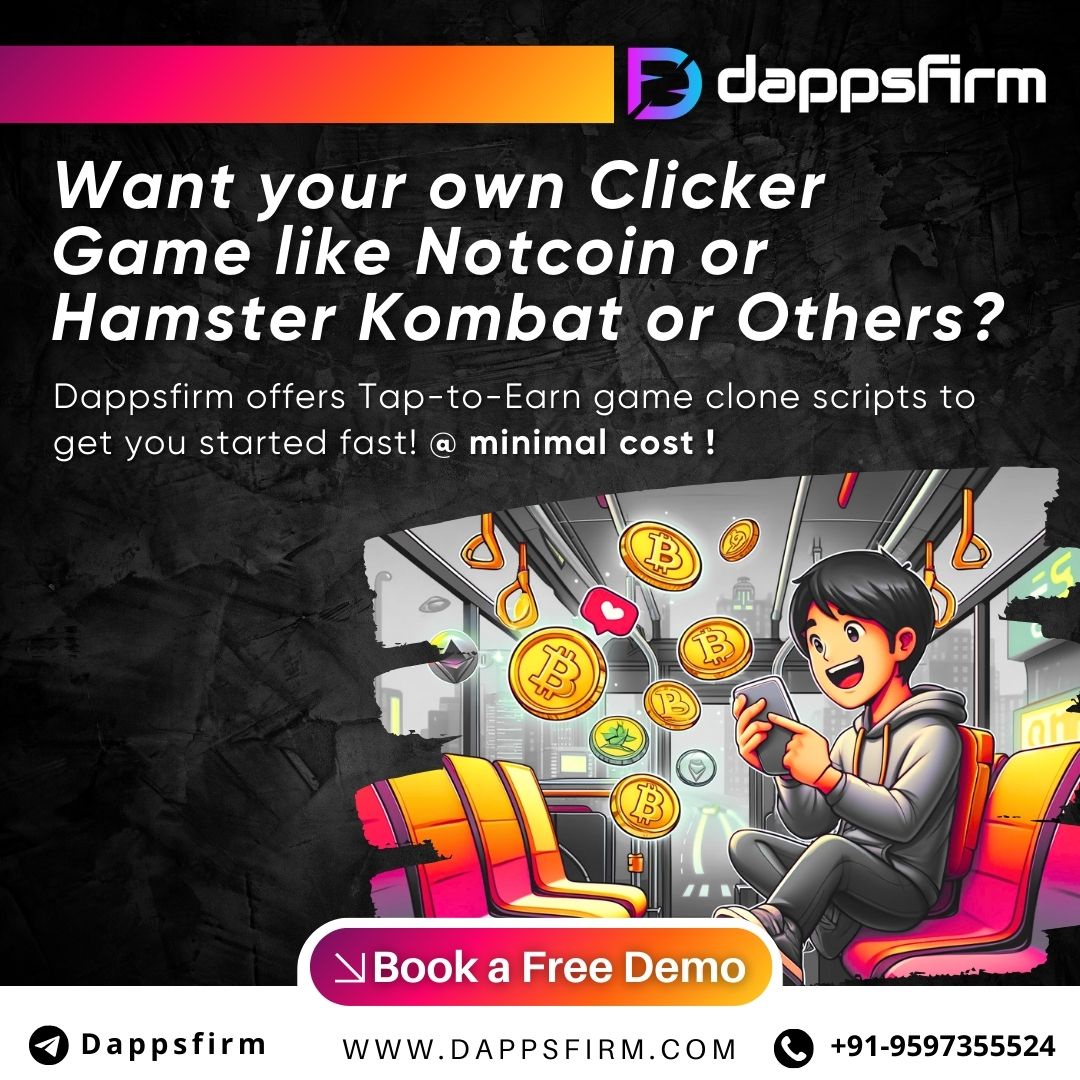 Tap to Earn Game Clone Script for Quick and Easy clicker game Launch!