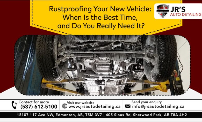 How does rust proofing contribute to a safer driving experience?