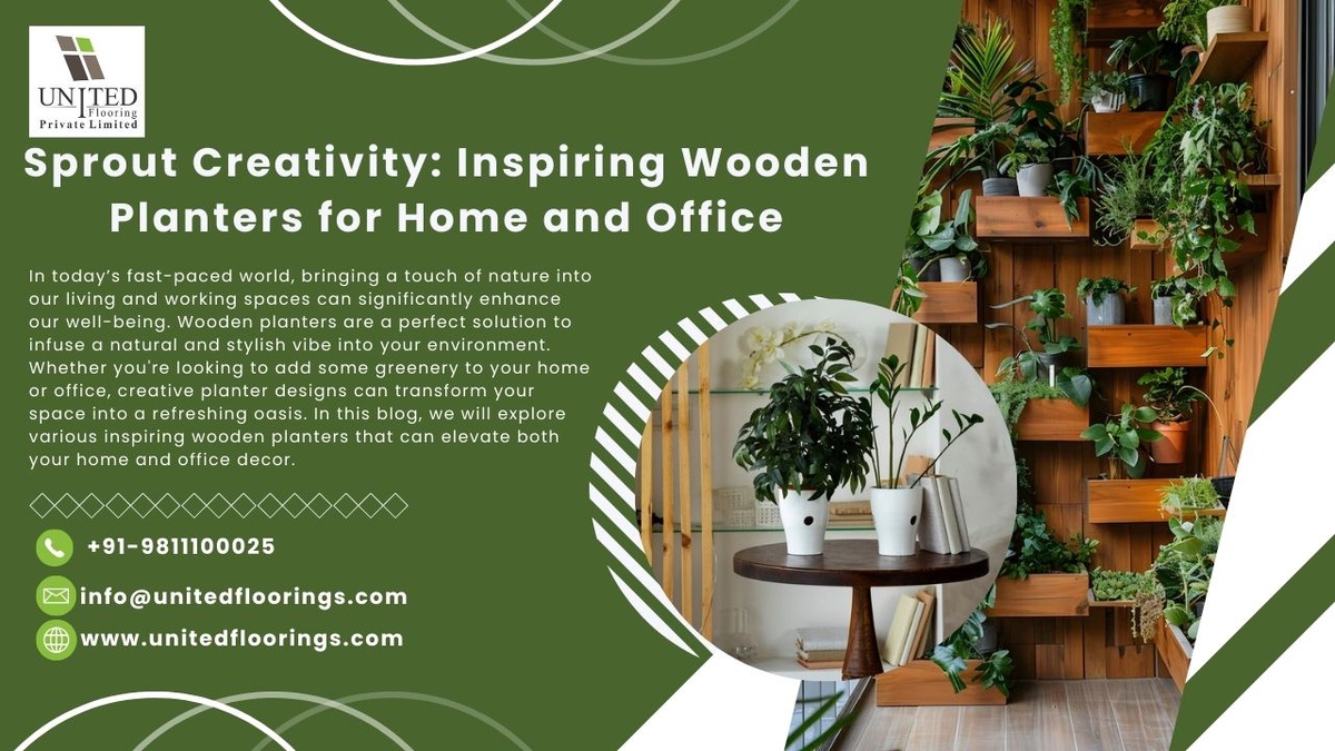 Sprout Creativity: Inspiring Wooden Planters for Home and Office