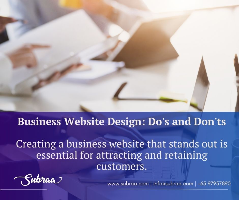 Why is consistent branding crucial for a business website? — Subraa