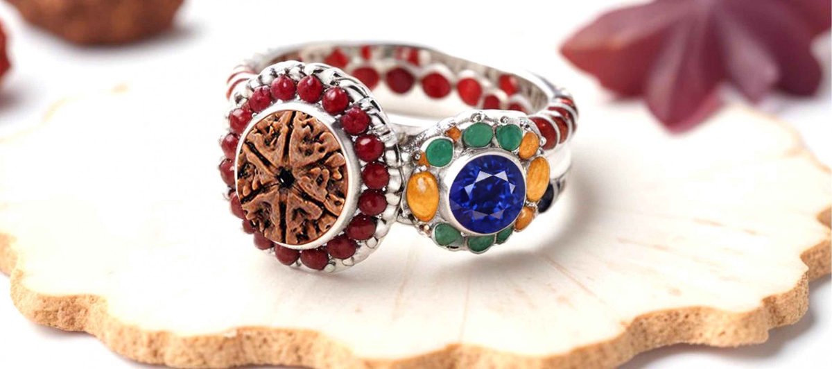 Can I Wear Gemstones & Rudraksha Together?