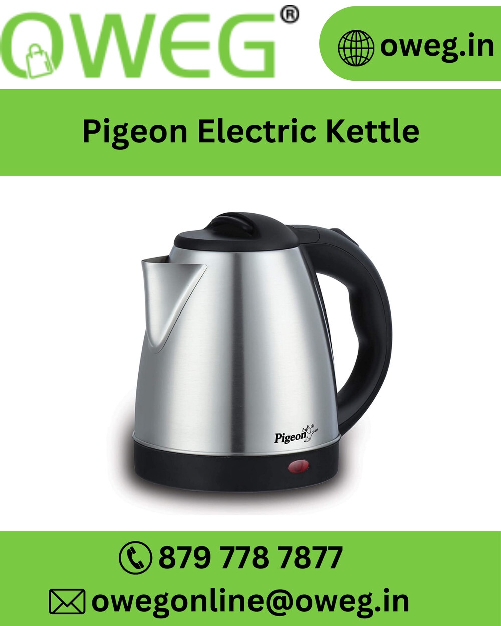 Oweg - Mastering the Art of Boiling with Pigeon Electric Kettle