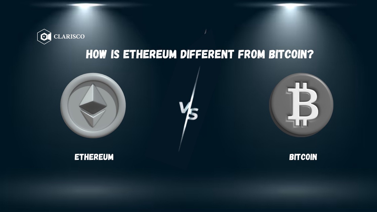 How is Ethereum different from Bitcoin?