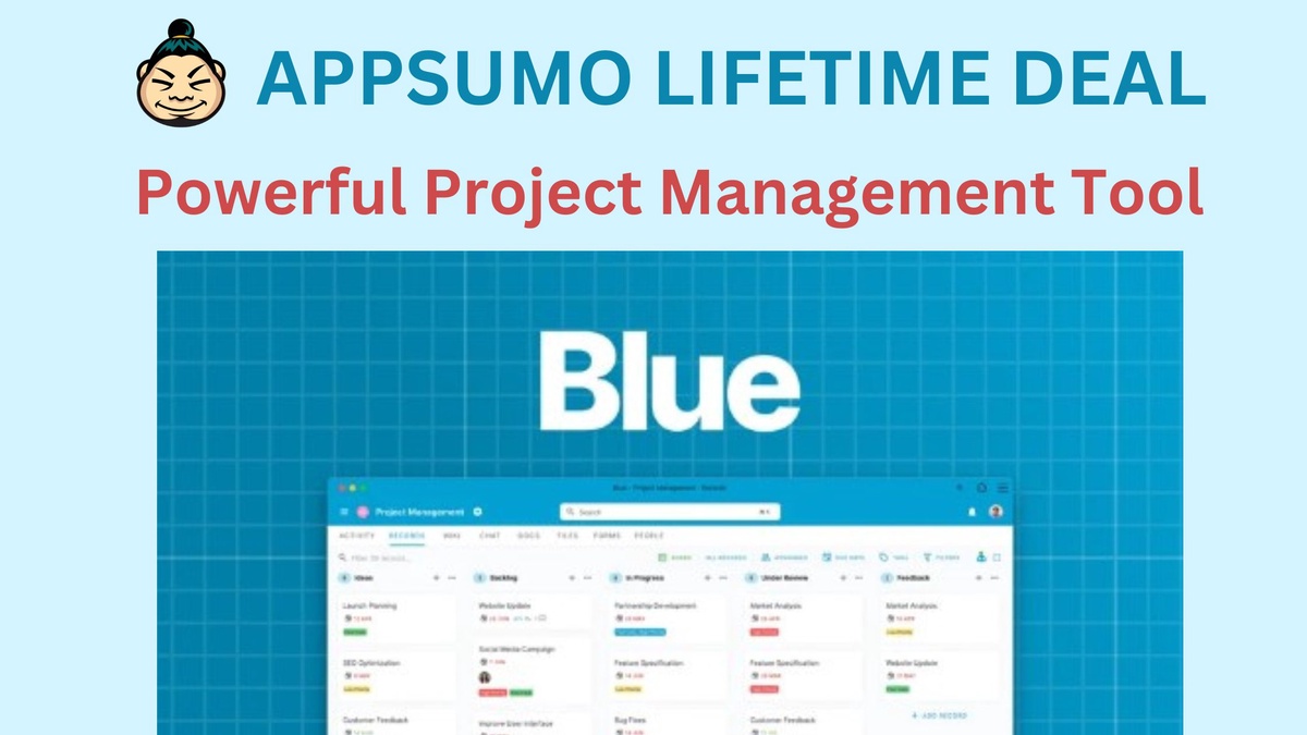 Blue Review: Project Management Made Easy [LTD] Only $59