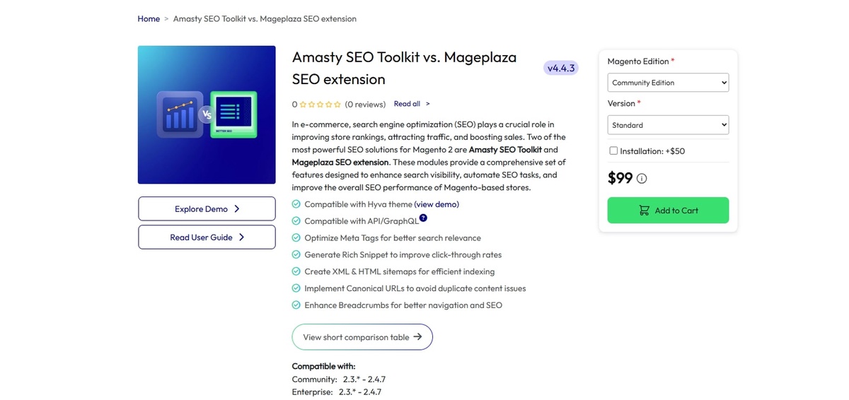 Amasty SEO Toolkit vs. Mageplaza SEO Extension – Which One is Better for Magento 2?