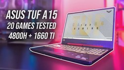 ASUS TUF A15 (Ryzen 4800H + GTX 1660 Ti) Gaming Benchmarks!