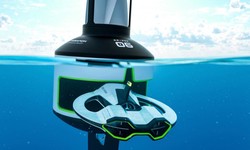 Draper, the underwater drone that scans the ocean for microplastics