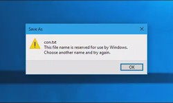 Why You Can't Name A File CON In Windows