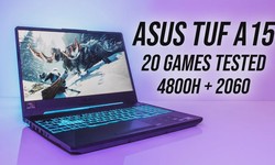 ASUS TUF A15 (Ryzen 4800H + RTX 2060) Gaming Benchmarks!