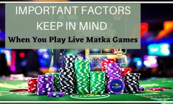 Important Factors to Keep in Mind When You Play Live Matka Games