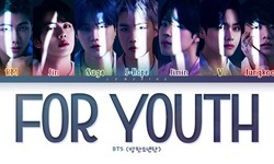 For Youth Lyrics by BTS (English Translation) Release on 10th June, 2022.