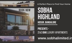 Sobha Highland Flats In Hosur Road Bangalore - As Delightful As The Aromas It Inspires.