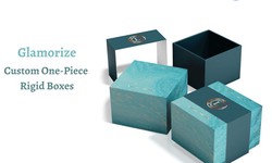 Glamorize Custom One-Piece Rigid Boxes with Intriguing Designs