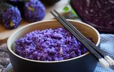 What does purple rice do for your skin?