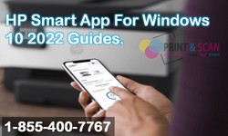 HP Smart App Service 1 855 400 7767, Download HP Smart app for Windows 10.