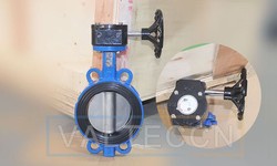 How to connect wafer butterfly valve pinless through stem?