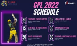 Caribbean Premier League CPL 2022 Schedule Match Time Table, Venue