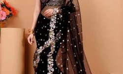 The stunning saree for a party >>> shivanshmall.in