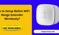 How to Setup Belkin WiFi Range Extender Wirelessly?