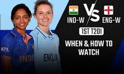 India W vs England W Live Cricket ScoreCard 1st ODI