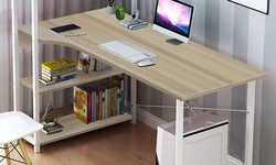 The Nordic furniture design Modern Style Computer Desks With Shelves