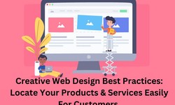 Creative Web Design Best Practices: Locate Your Products & Services Easily For Customers.