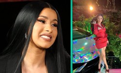 Cardi B Wears Fashion Nova Shorts