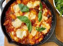 The latest recipe  Chorizo ​​and Mozzarella Gnocchi vegetarian gnocchi bake