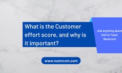 What is the Customer effort score, and why is it important