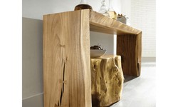 Wood Waterfall Console Table |Different Types And The Styling Tips