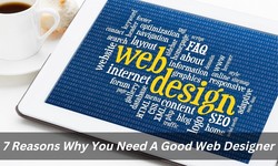 7 Reasons Why You Need A Good Web Designer