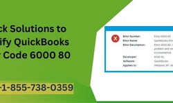 Quick Solutions to Rectify QuickBooks Error Code 6000 80
