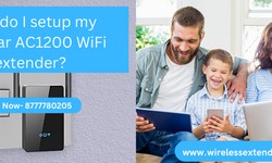 How do I setup my Netgear AC1200 WiFi extender?