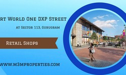 Smart World One DXP Street Sector 113 Project in Gurgaon - Large, Grandiose Frontage & Luxurious Double-Height Shops