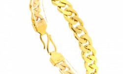 A Great Gift for Him - Mens Gold Bracelet