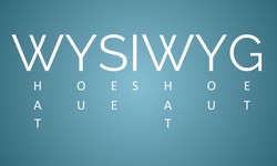 What is WYSIWYG?